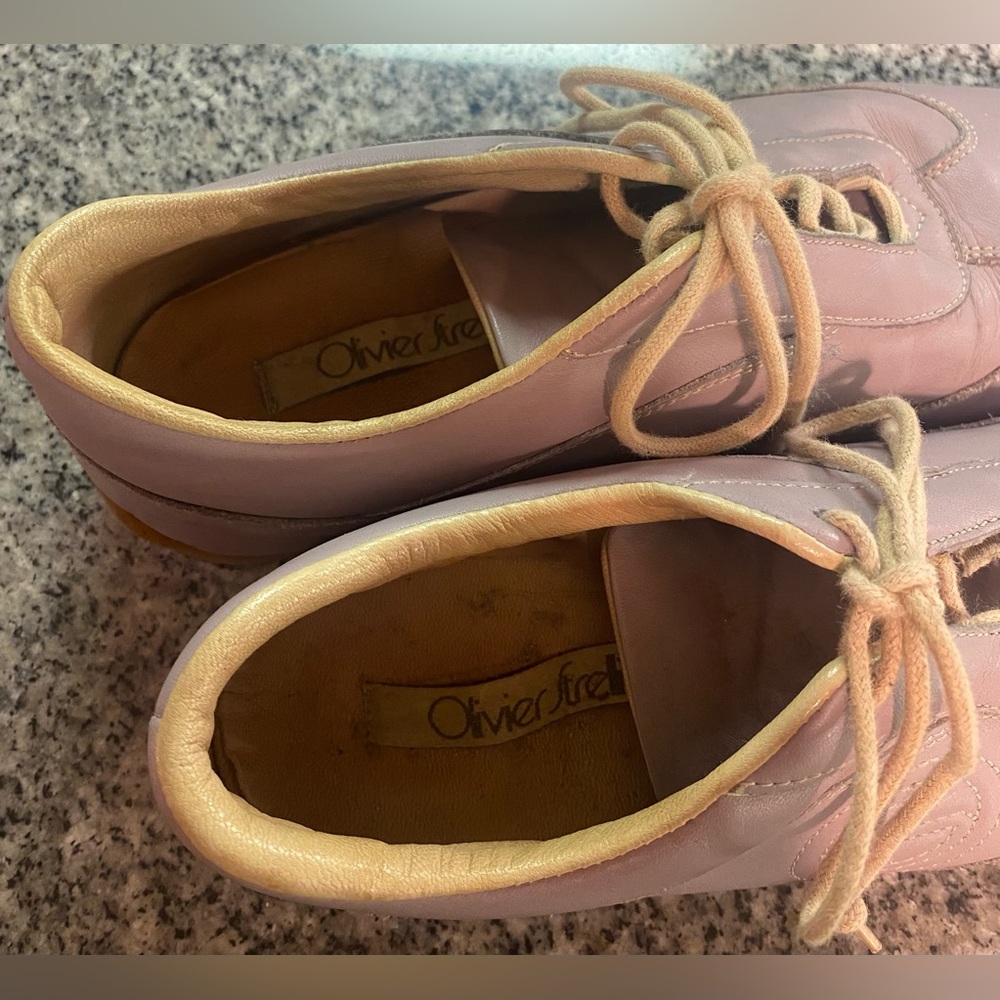 Vintage Y2K Authentic Olivier Strelli Women's Leather Shoes from Belgium 🇧🇪 - Picture 2 of 9